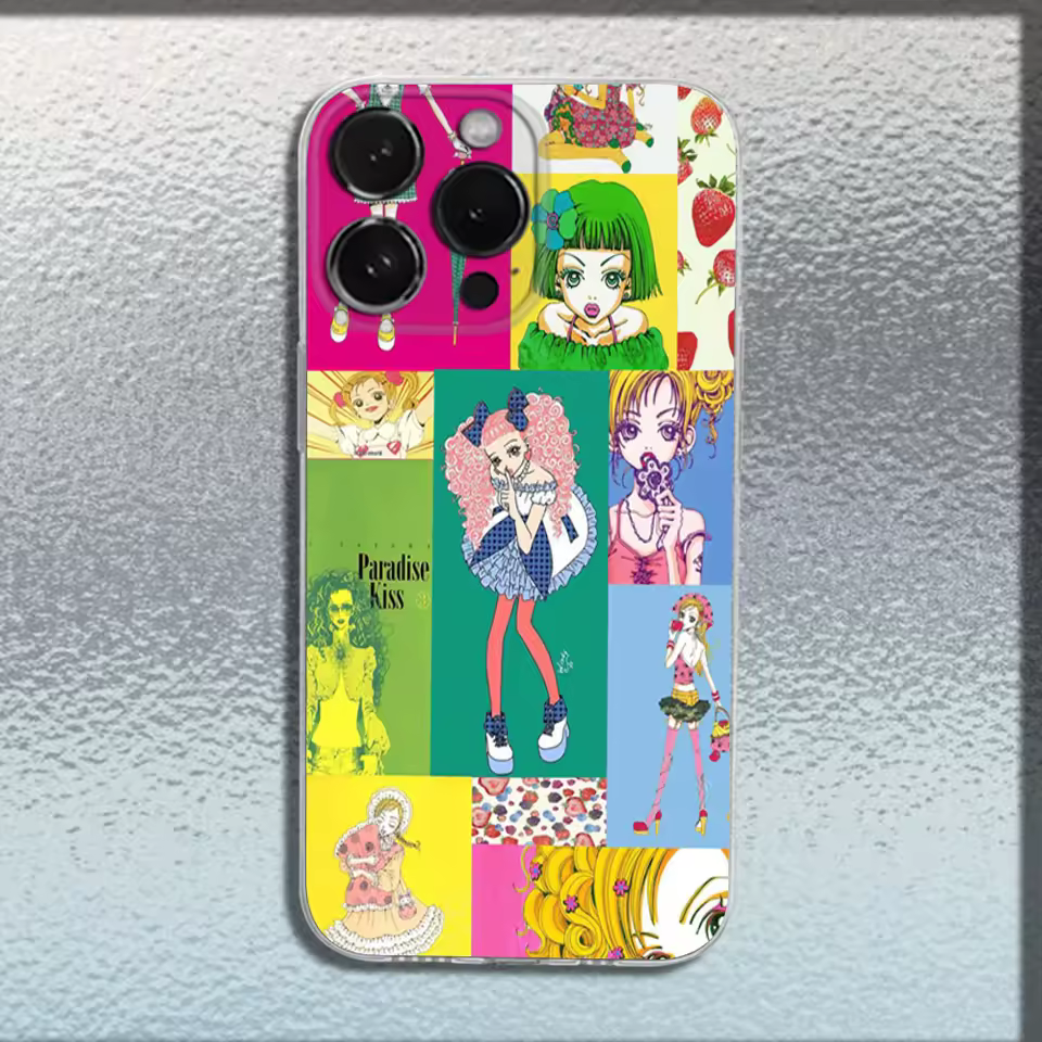 Vintage Iconic Tribute Artwork Paradise Kiss Phone Case