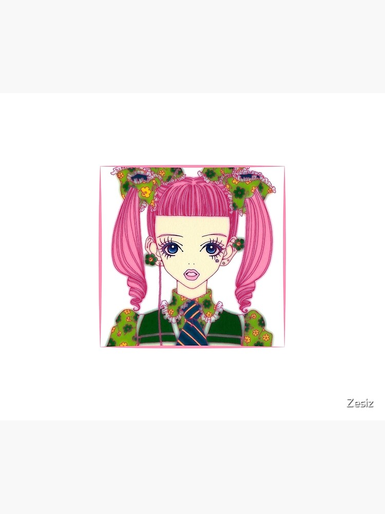 Miwako Paradise Kiss Sqaure Throw Pillow - Image 2