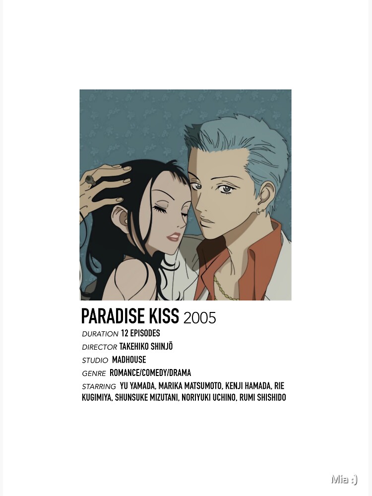 Paradise Kiss Alternative Poster Throw Pillow - Image 2