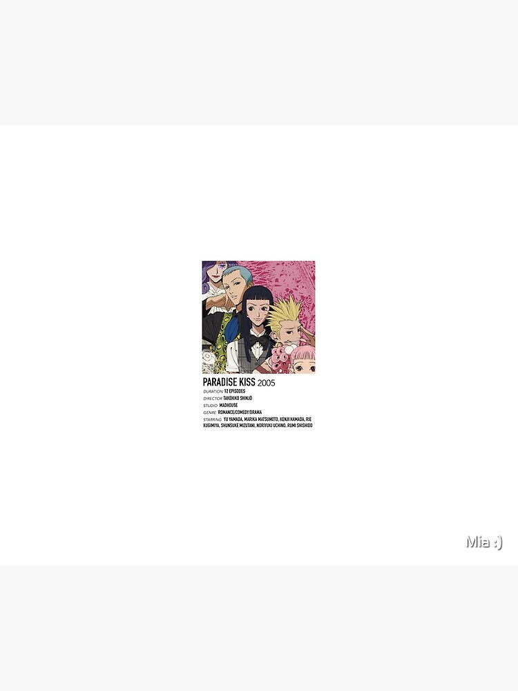 Paradise Kiss Alternative Poster Throw Pillow - Image 2