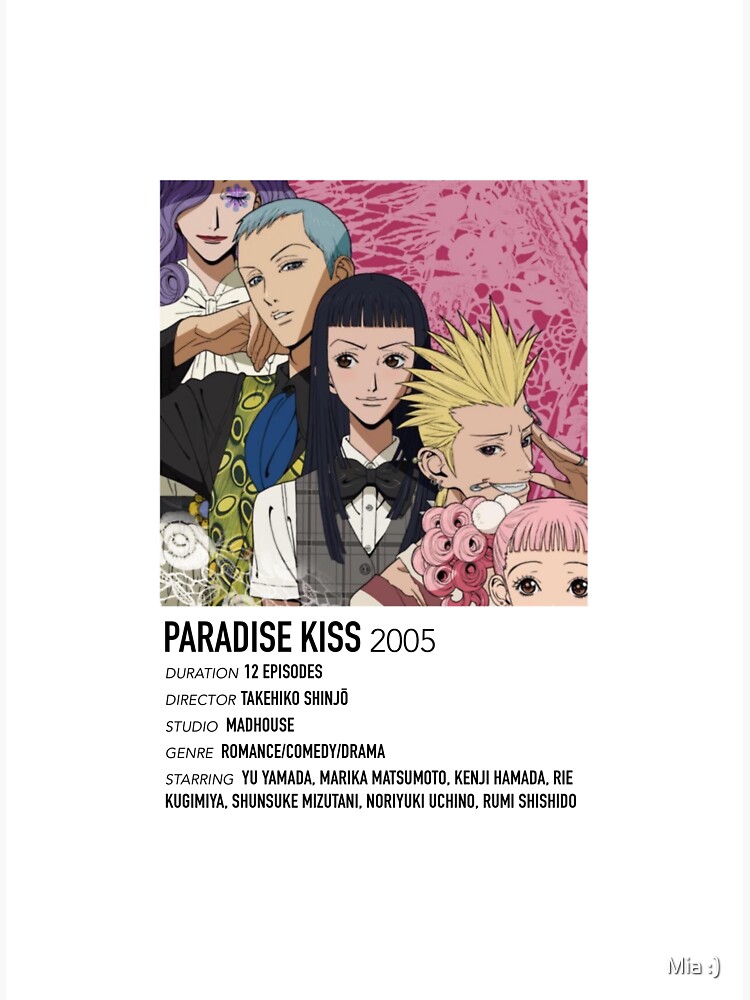 Paradise Kiss Illustrative Throw Pillow - Image 2