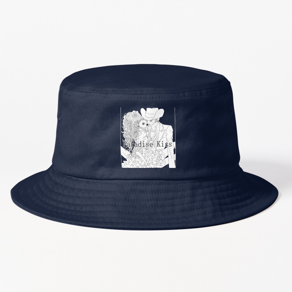 Paradise Kiss Retro Black & White Bucket Hat
