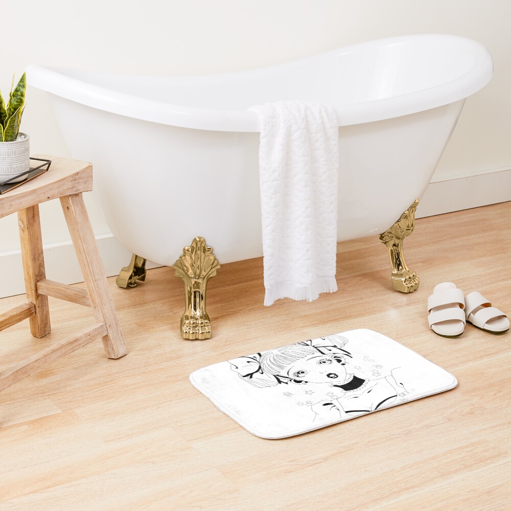 Classic Fan Collection Bath Mat - Image 2