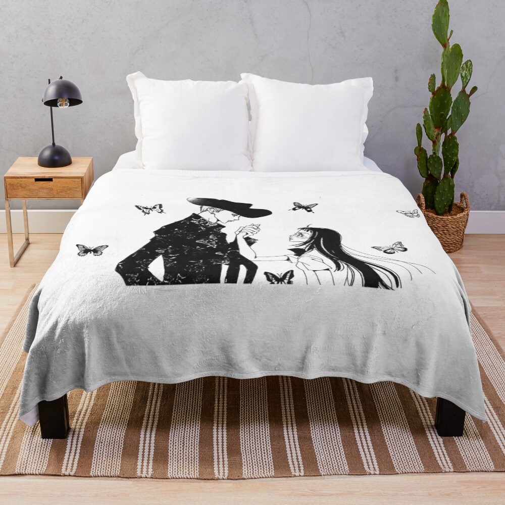 Yukari Hayasaka Caroline And George Throw Blanket