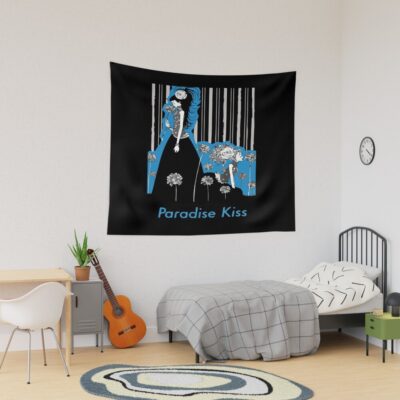 Blue Paradise Tapestry