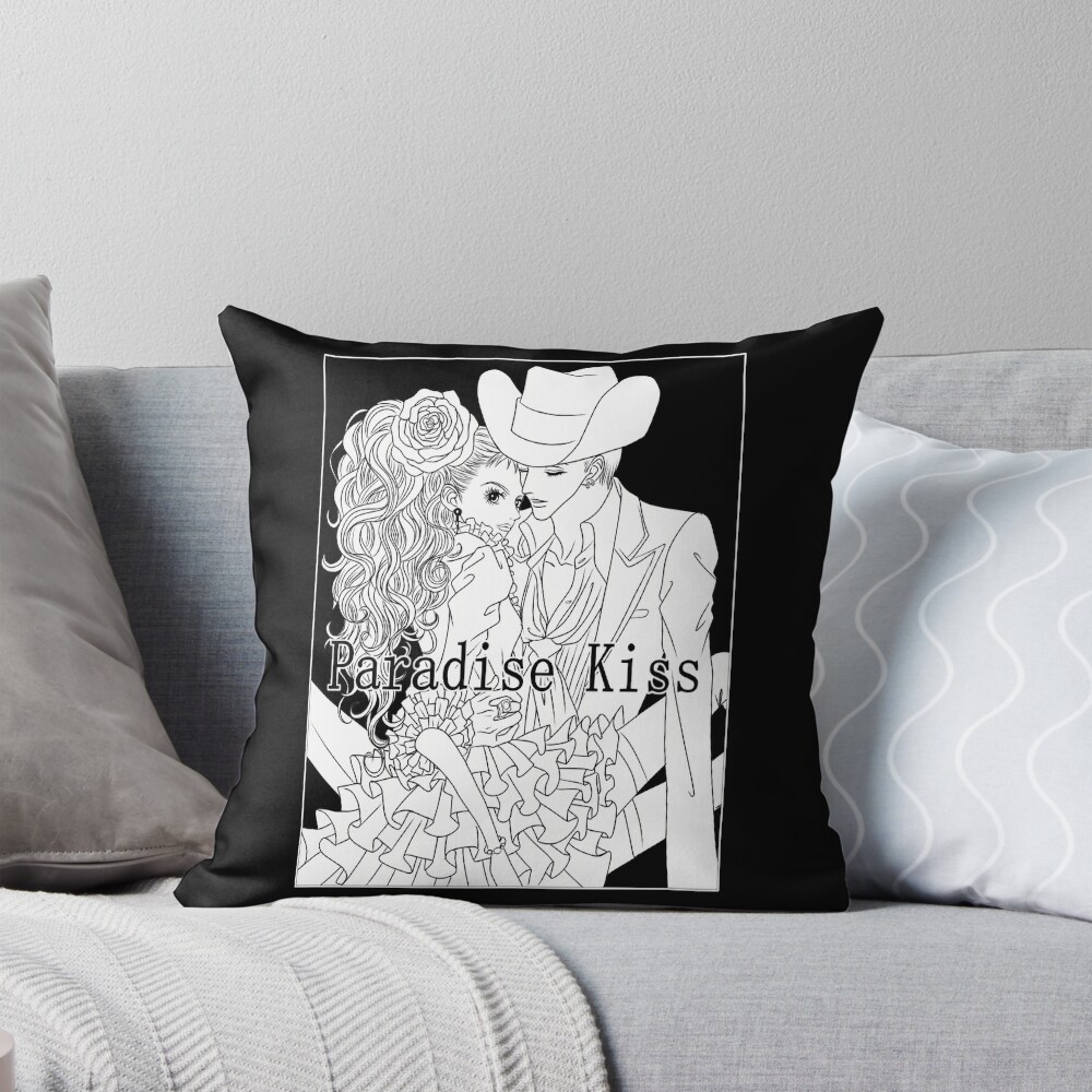 Paradise Kiss Vintage Throw Pillow