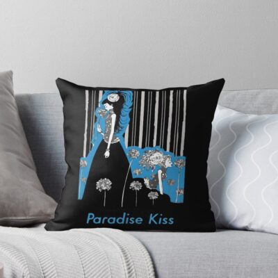 Blue Paradise Throw Pillow